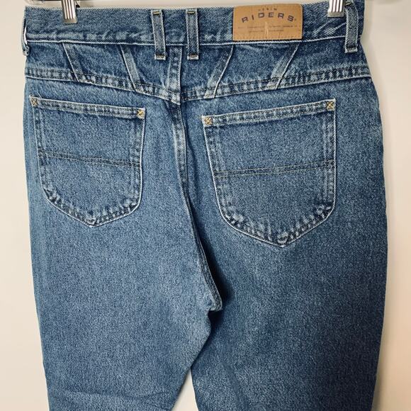 Vintage Lee Riders High Waisted Jeans Blue 31" Waist - Picture 4 of 7